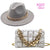 Fedora Hat and Bag Set