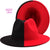 Colorblock Fedora Hat